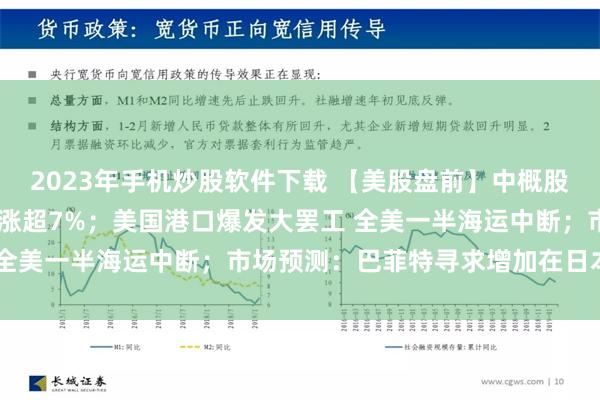 2023年手机炒股软件下载 【美股盘前】中概股盘前集体大涨 